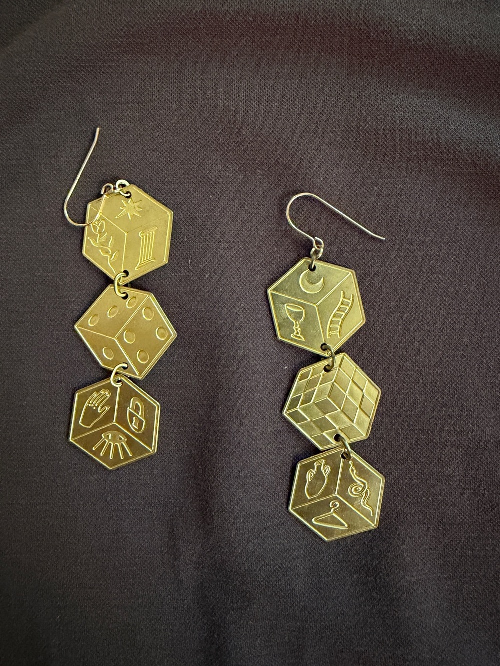While Oden Sleeps earrings